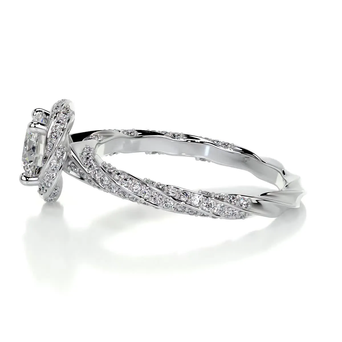 Joanne Lab Grown Diamond Ring -18K White Gold