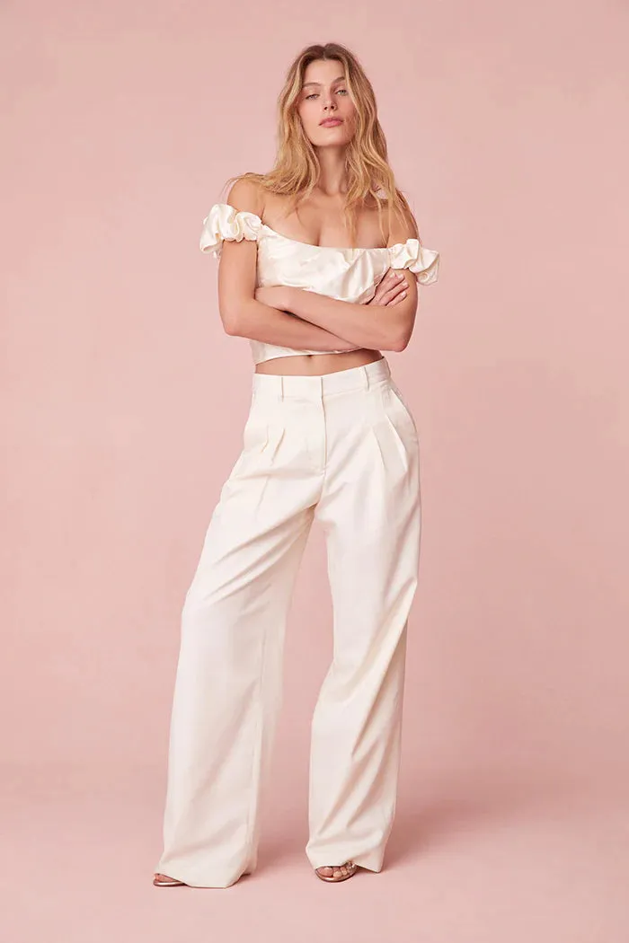 Loveshackfancy - Adams Pants - Antique White