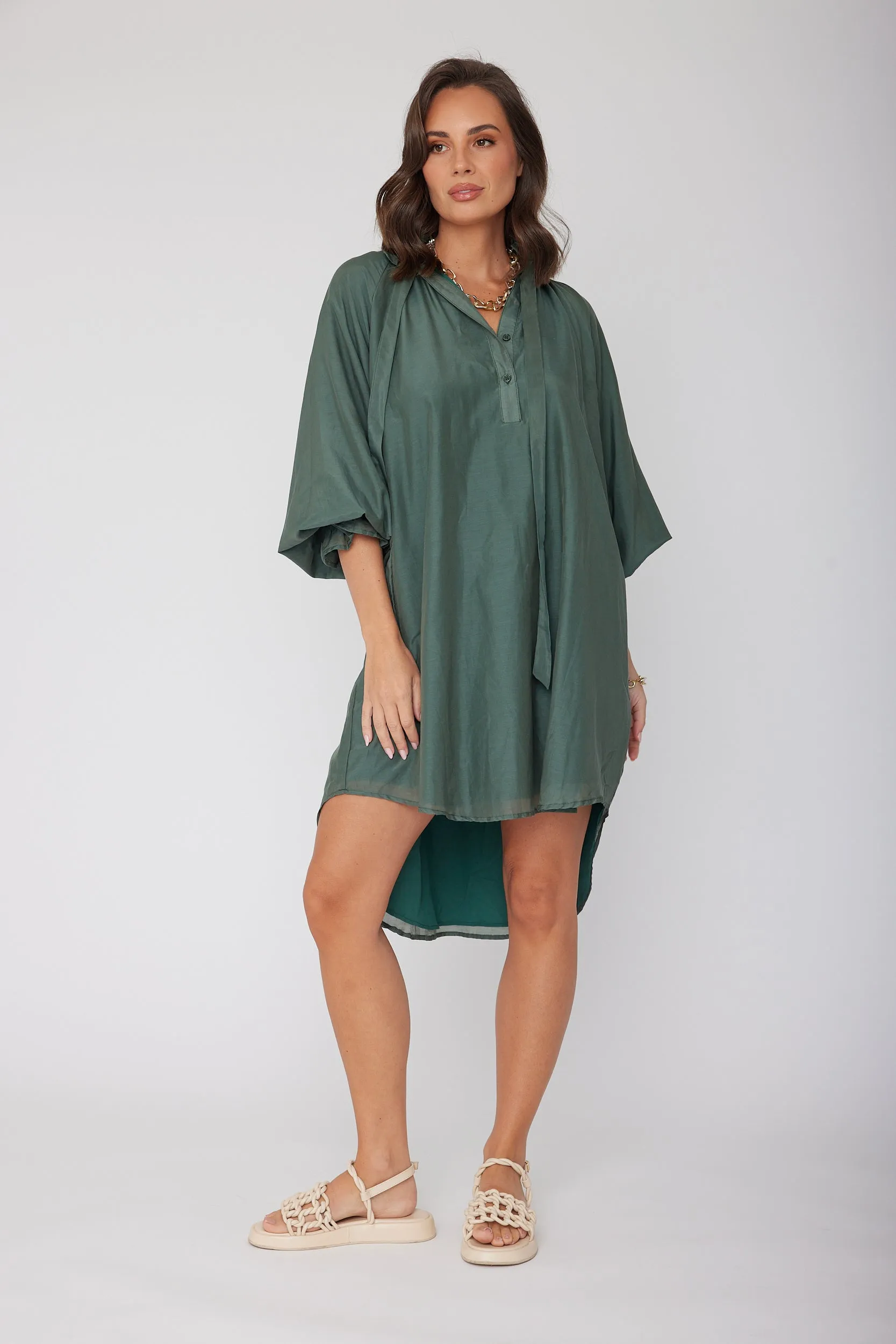 LYCIUM Dress Forest Green