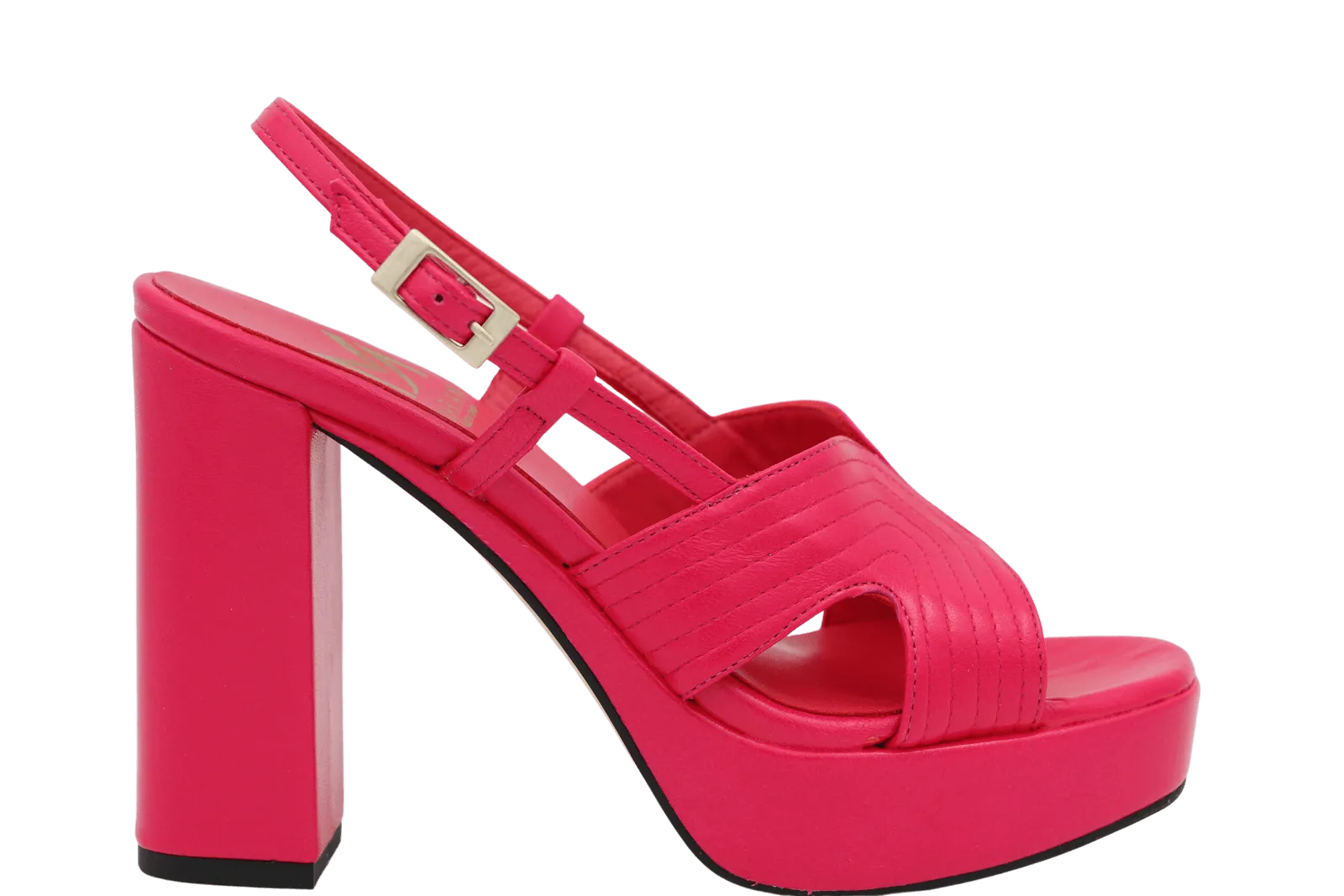 MARIAN Pink leather Platform Sandal