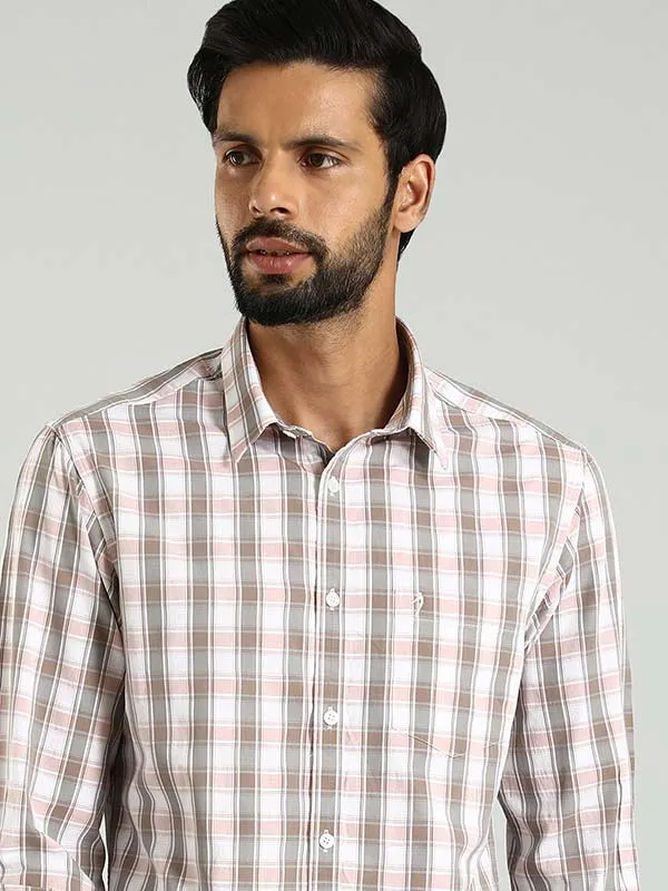 Men Checked Full Sleeve Cotton Shirt