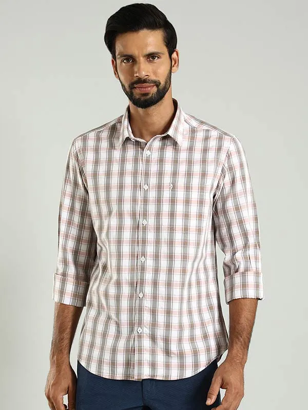 Men Checked Full Sleeve Cotton Shirt