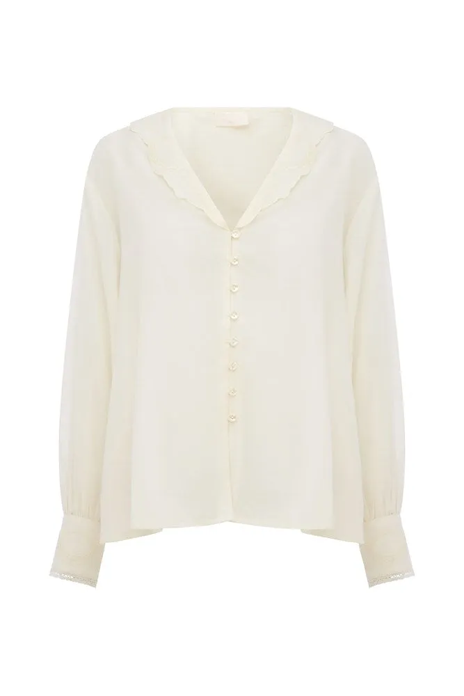 MYLAH SHIRT - CREAM