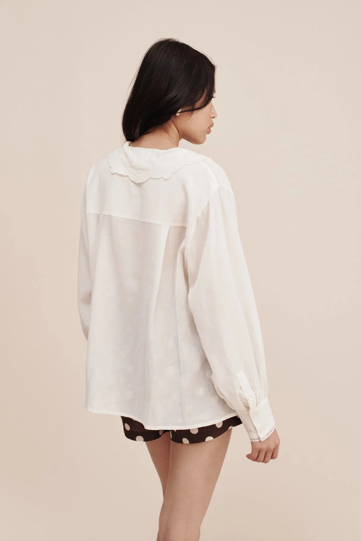 MYLAH SHIRT - CREAM