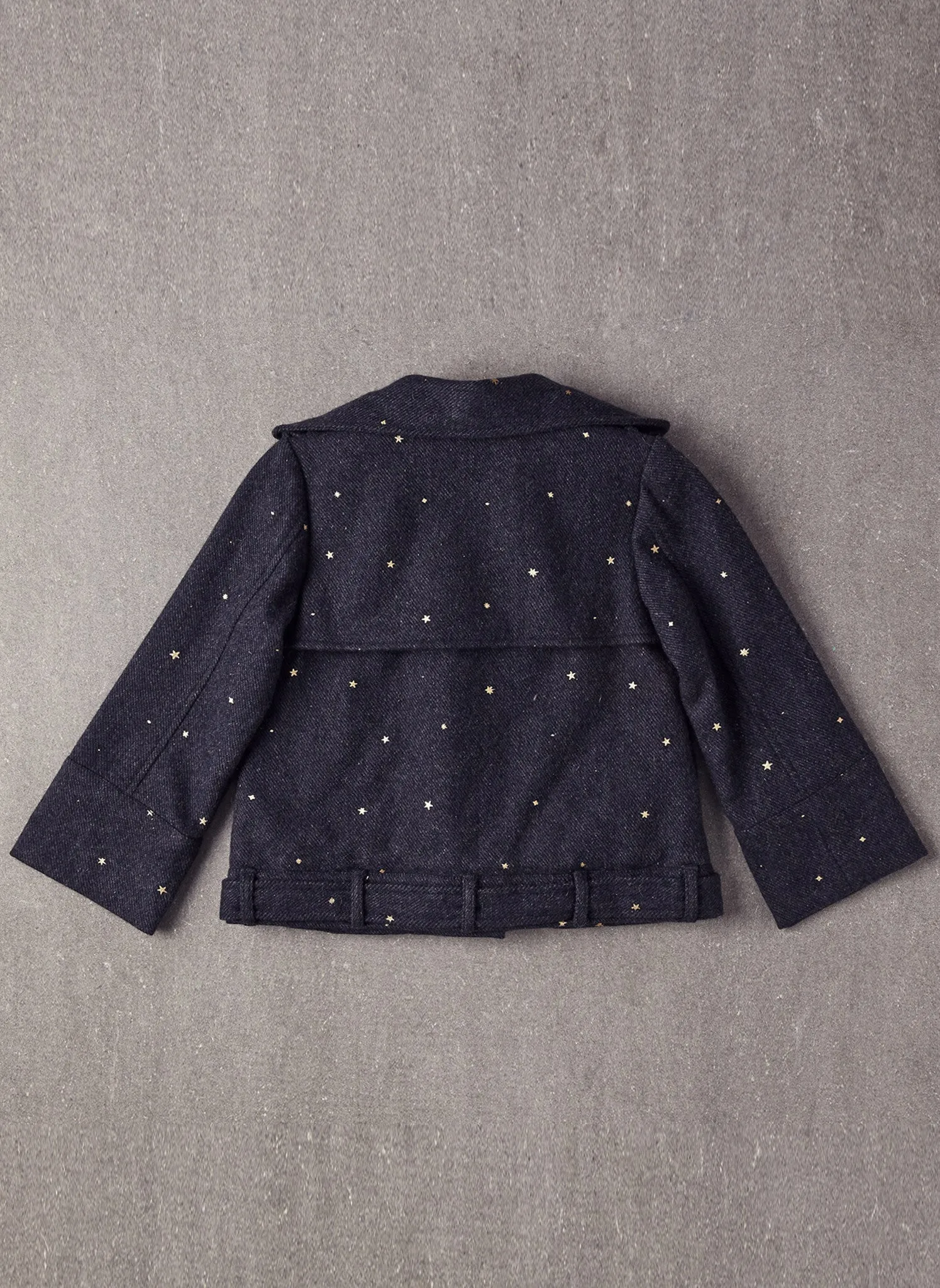 Nellystella Riley Coat in Navy Star Foil