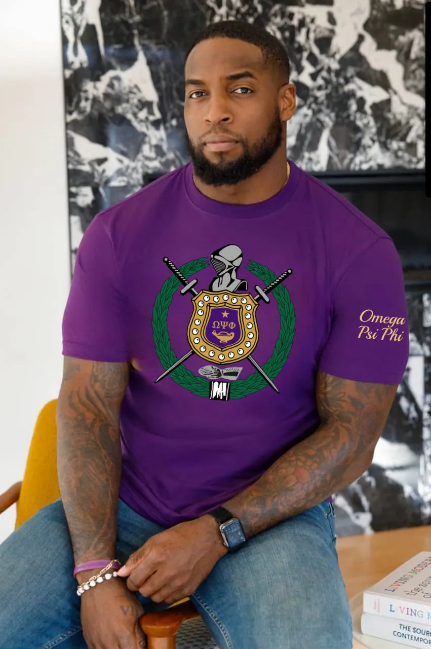 Omega Shield Chenille Tee