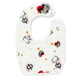 Organic Muslin Baby Bib -Fox