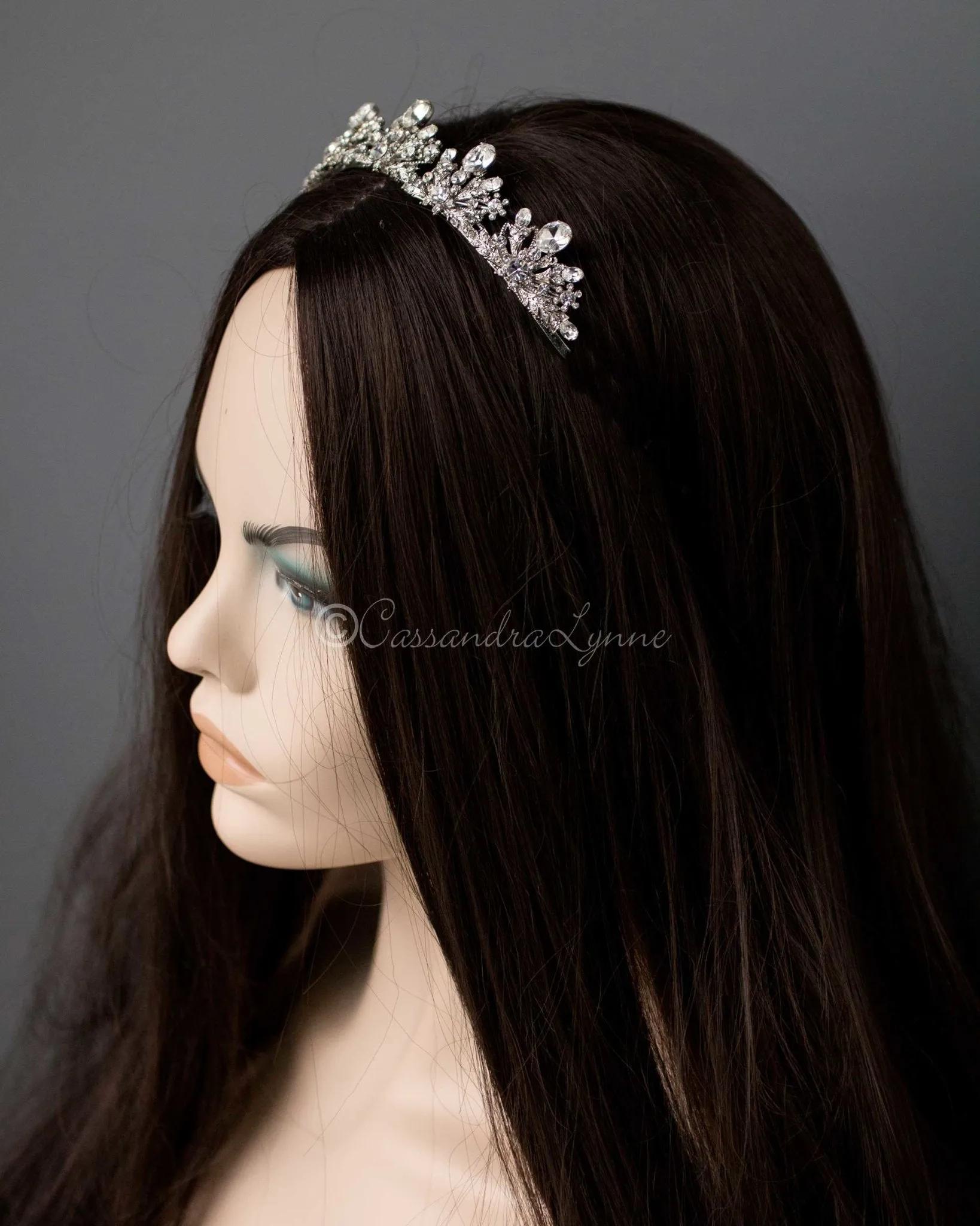 Oval Jewels Wedding Tiara