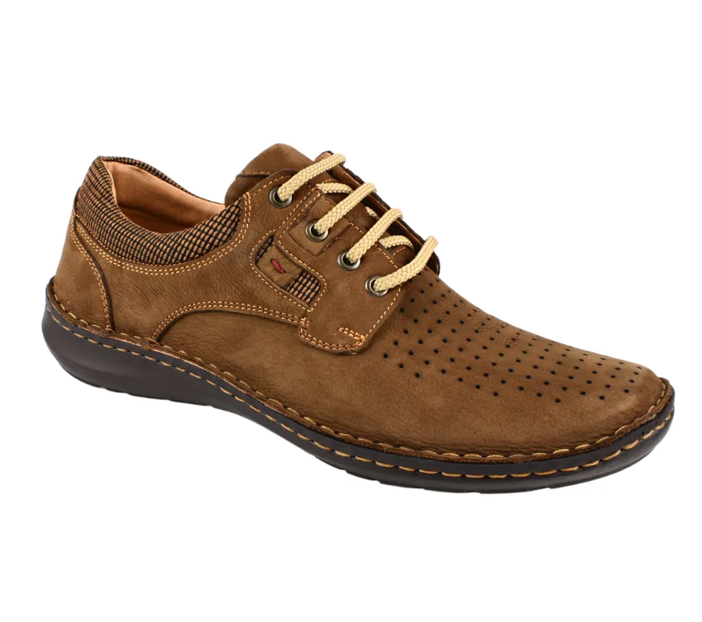 Pantofi casual, barbati, OTTER, 9565 maro, piele naturala