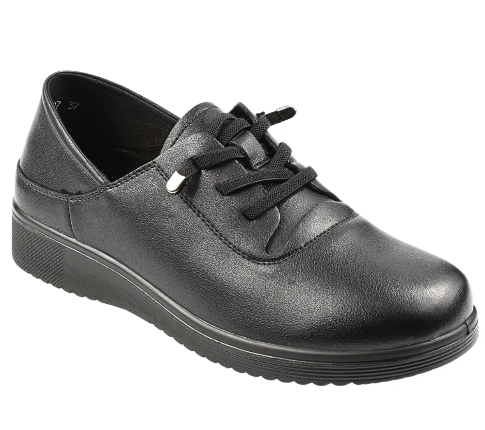 Pantofi casual, dama, GALLO, GA 2307 negru, piele naturala