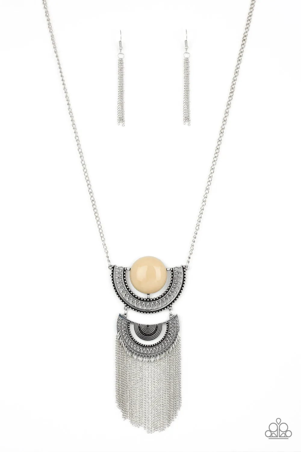 Paparazzi Desert Diviner - Brown Necklace