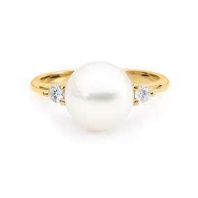 Pearl & Diamond Ring