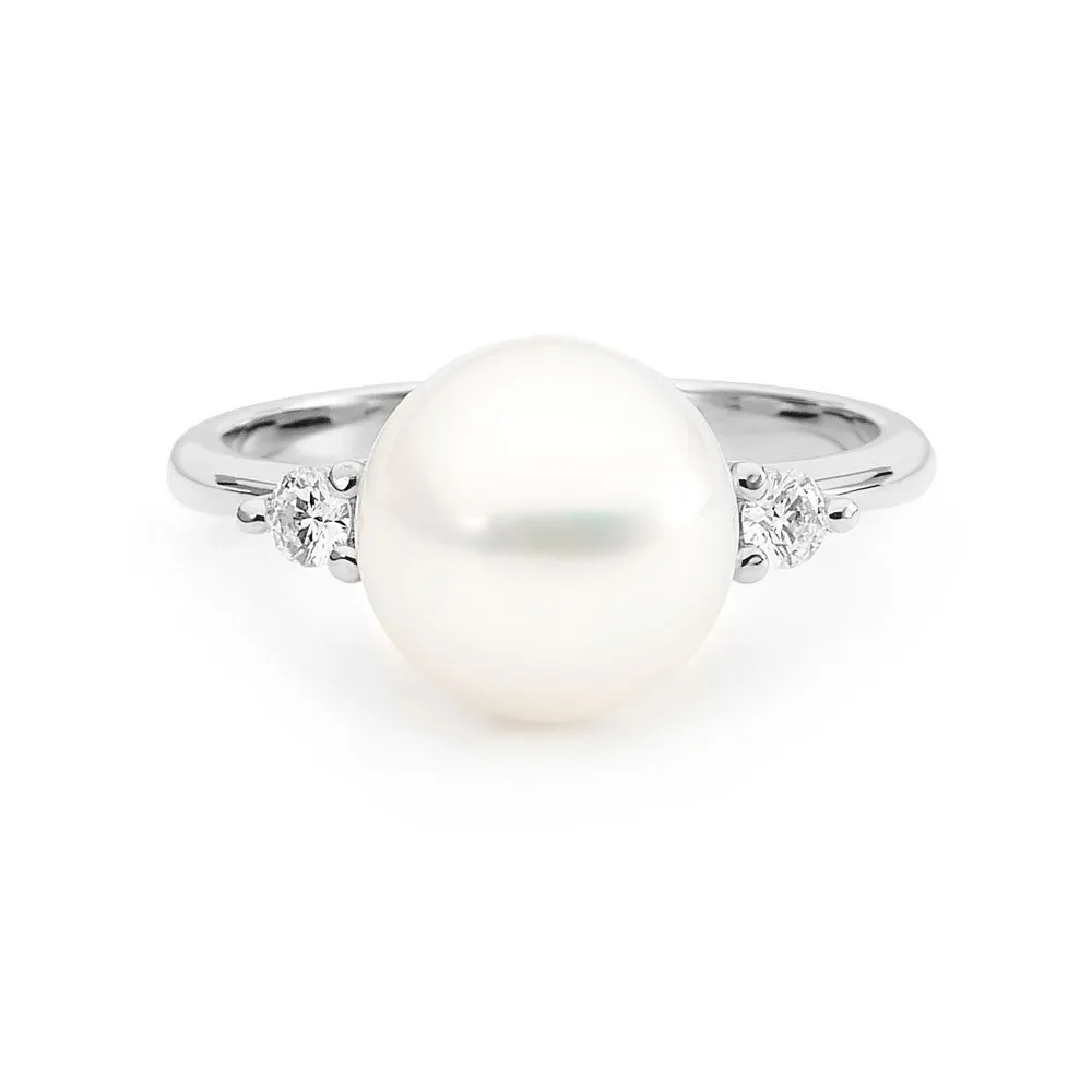 Pearl & Diamond Ring