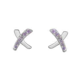 Pixie Amethyst X Studs