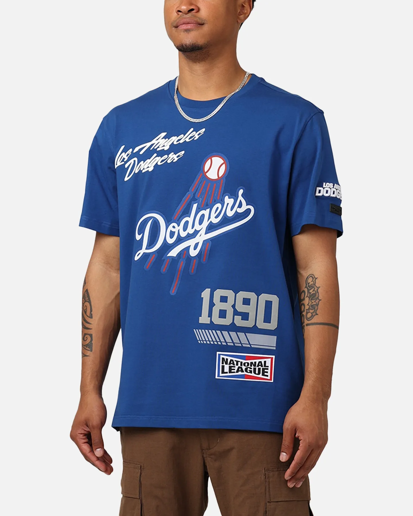 Pro Standard Los Angeles Dodgers Fast Lane SJ T-Shirt Dodger Blue