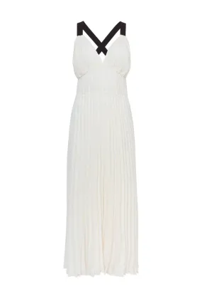 Proenza Schouler White Label Broomstick Pleated Tank Dress - Off White