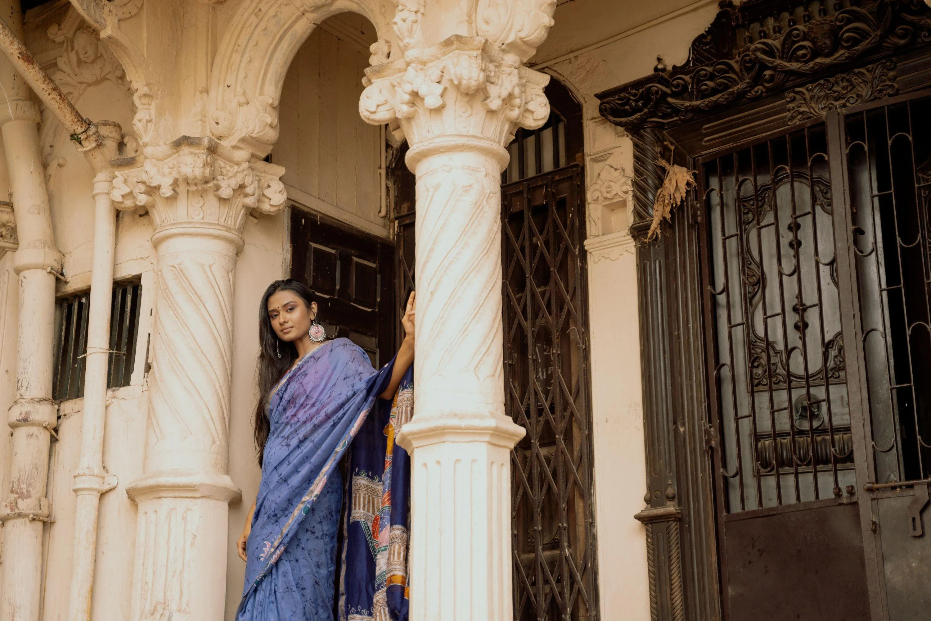 Ragini Rang Rasiya   -  Narmada Batik Maheswari saree