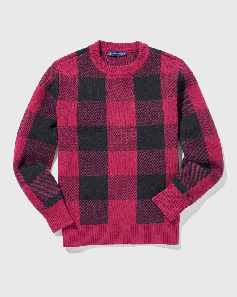 Responsible Wool Buffalo Plaid Sweater