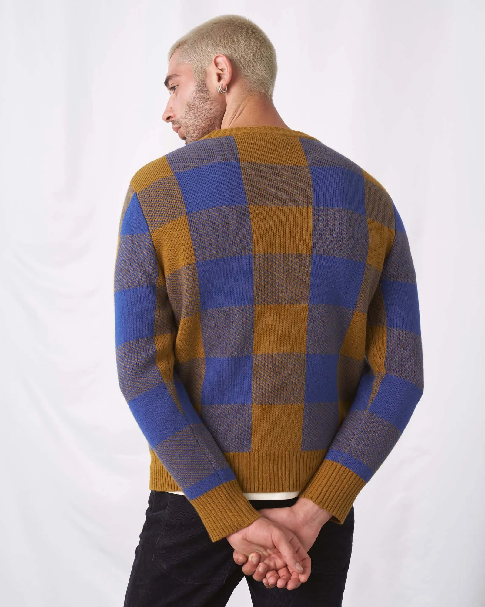 Responsible Wool Buffalo Plaid Sweater