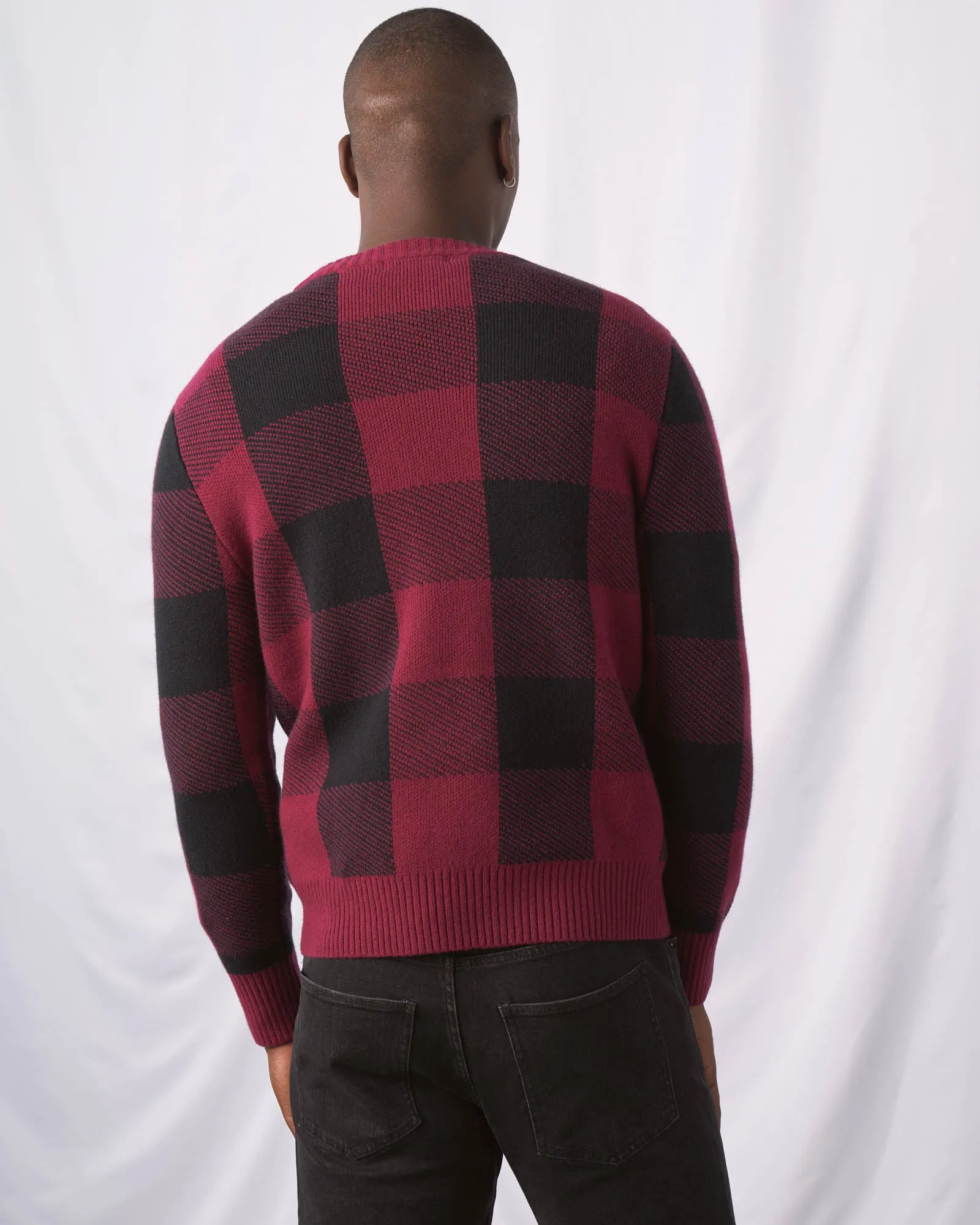 Responsible Wool Buffalo Plaid Sweater