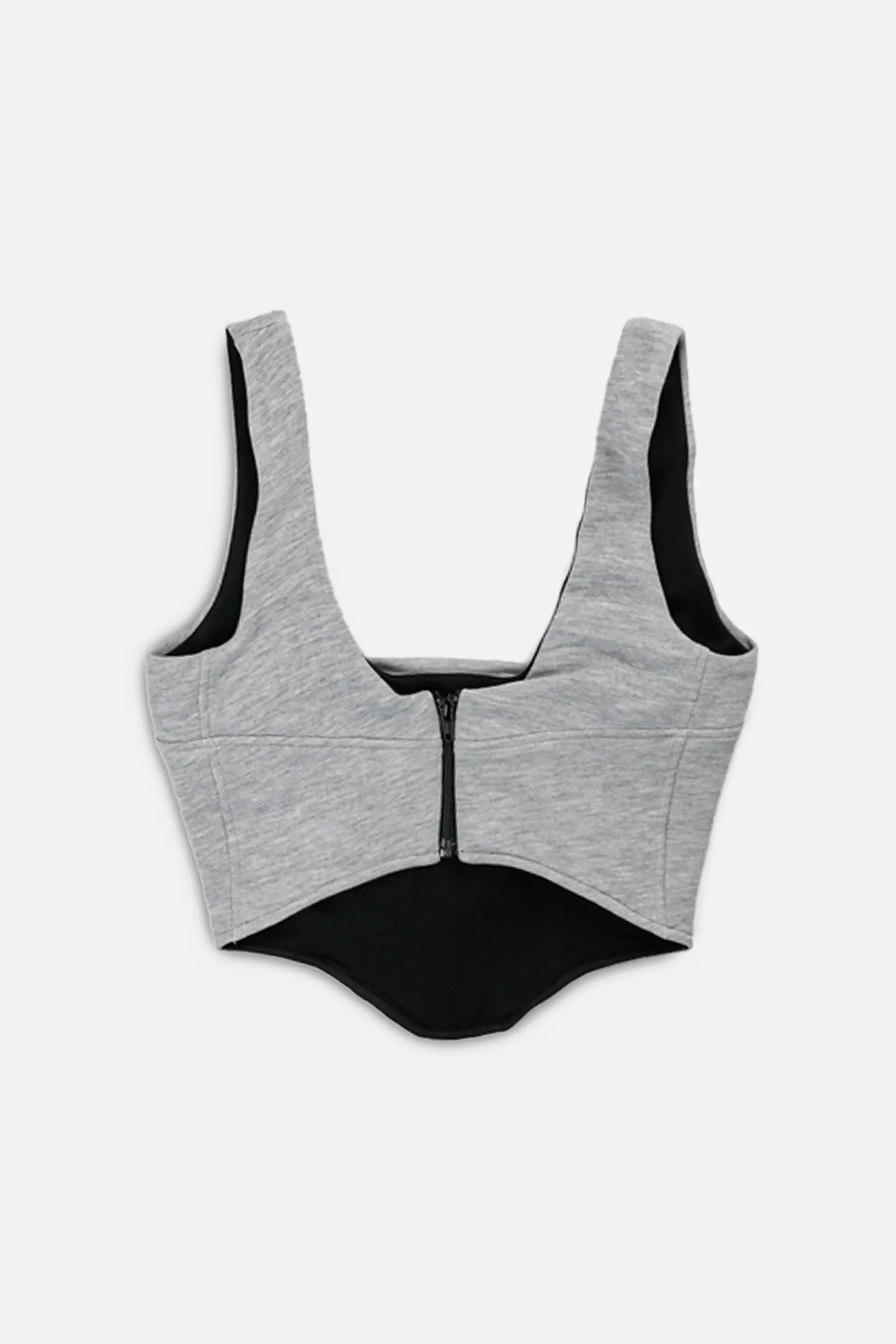 Rework Nike Sweatshirt Bustier - XS