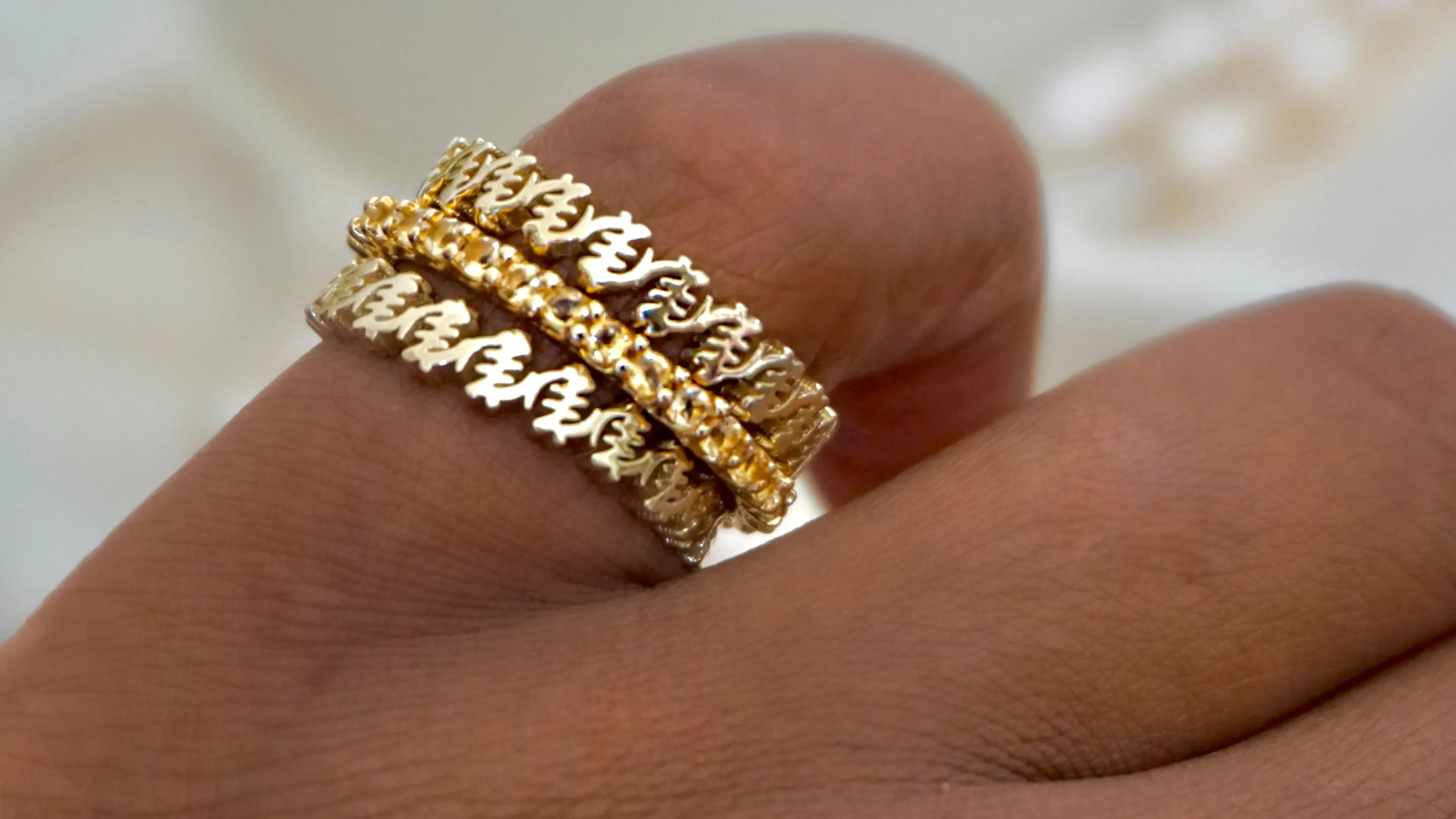 SAHMANI 18K Gold Eternal I Ring