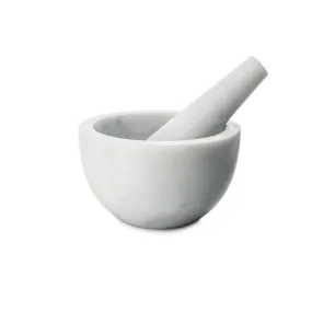 Simon Pearce Marble Mortar And Pestle