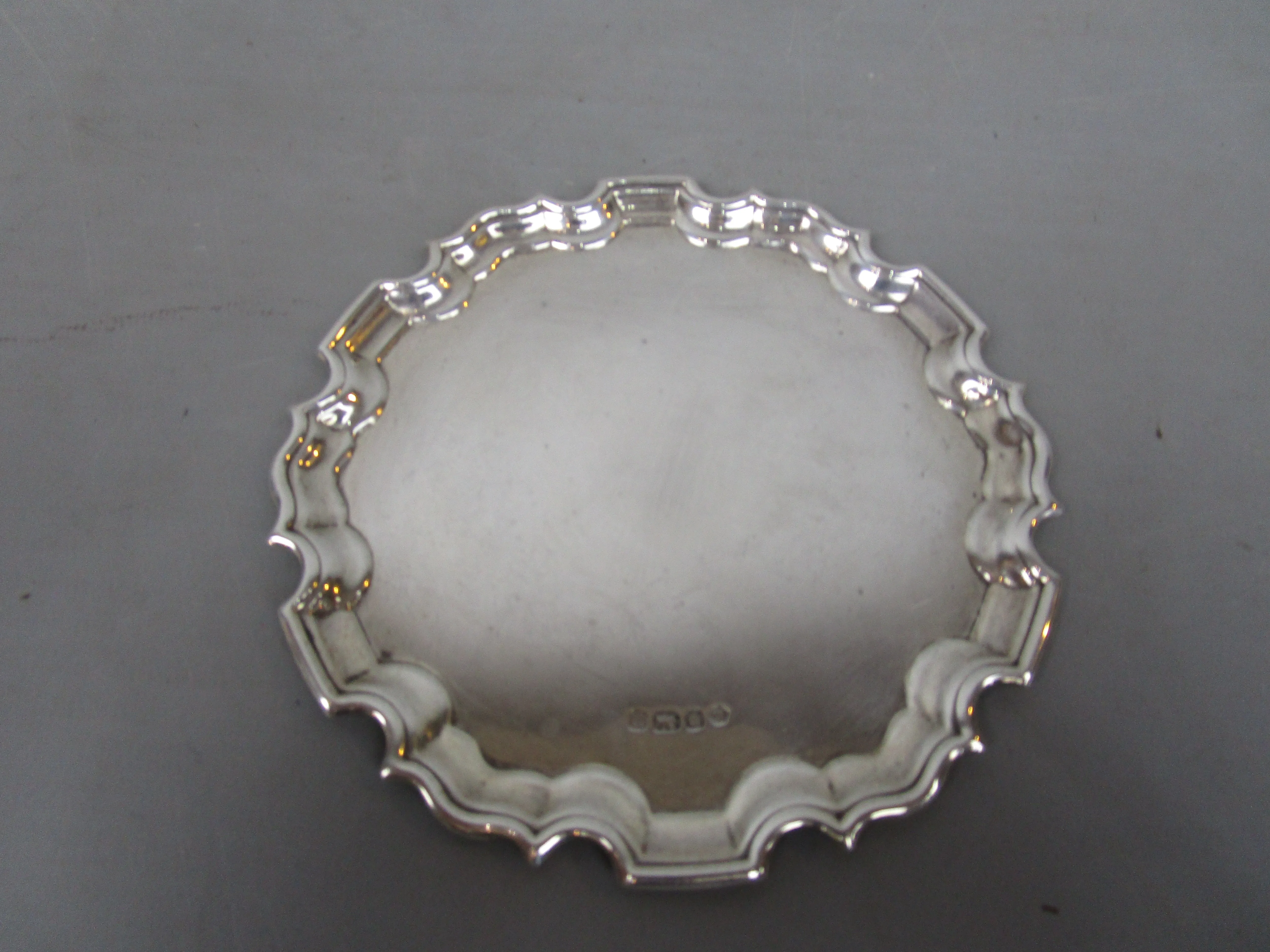 Sterling Silver Salver Vintage Sheffield 1993