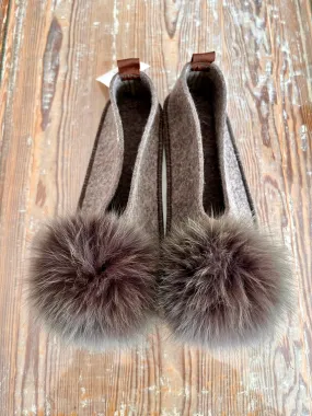 STONE GREY slippers