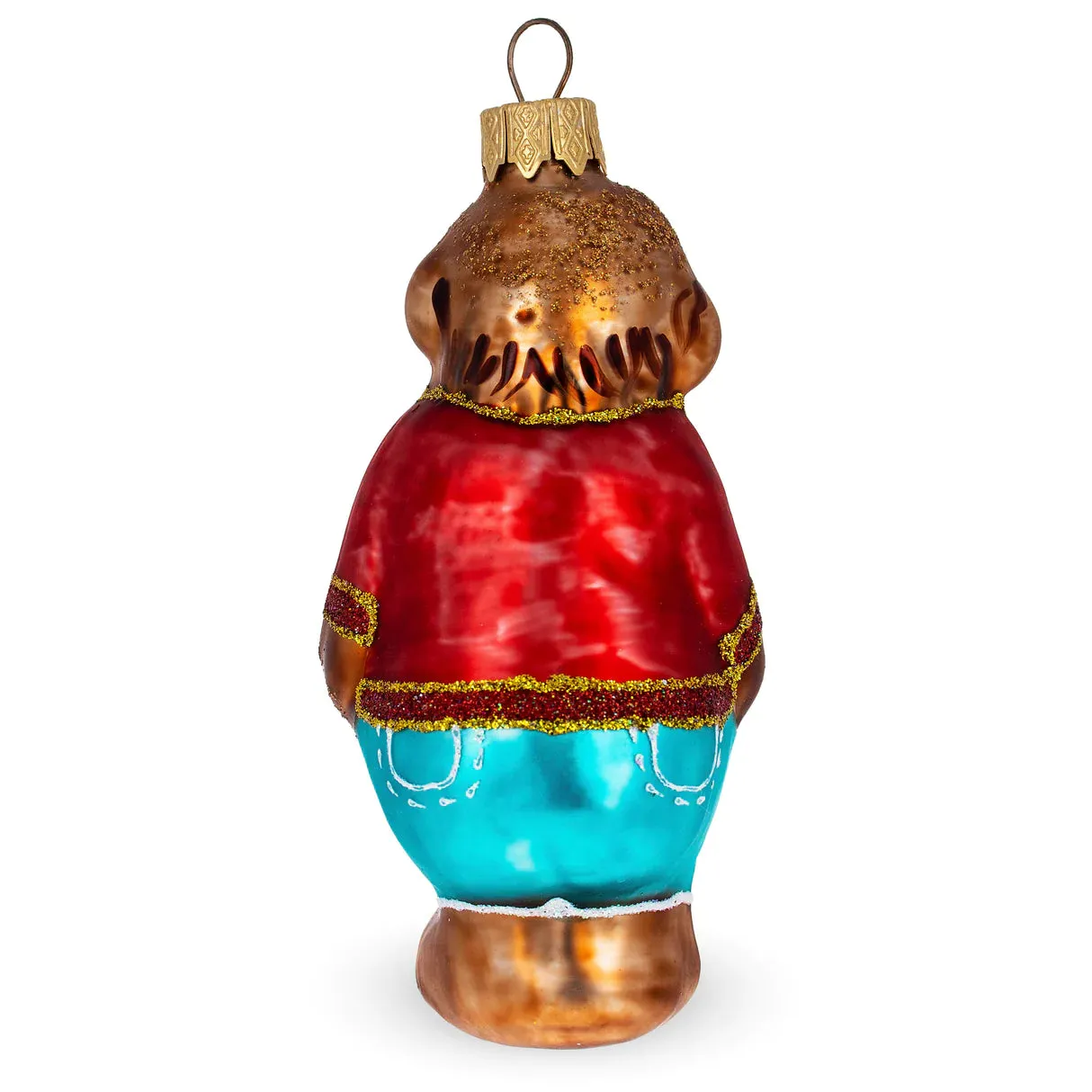 Strawberry Ice Cream Cone Monkey Ornament