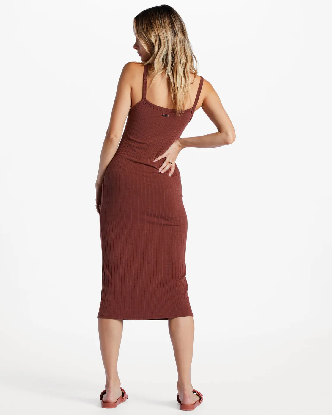 Summer Babe Midi Dress - Mocha