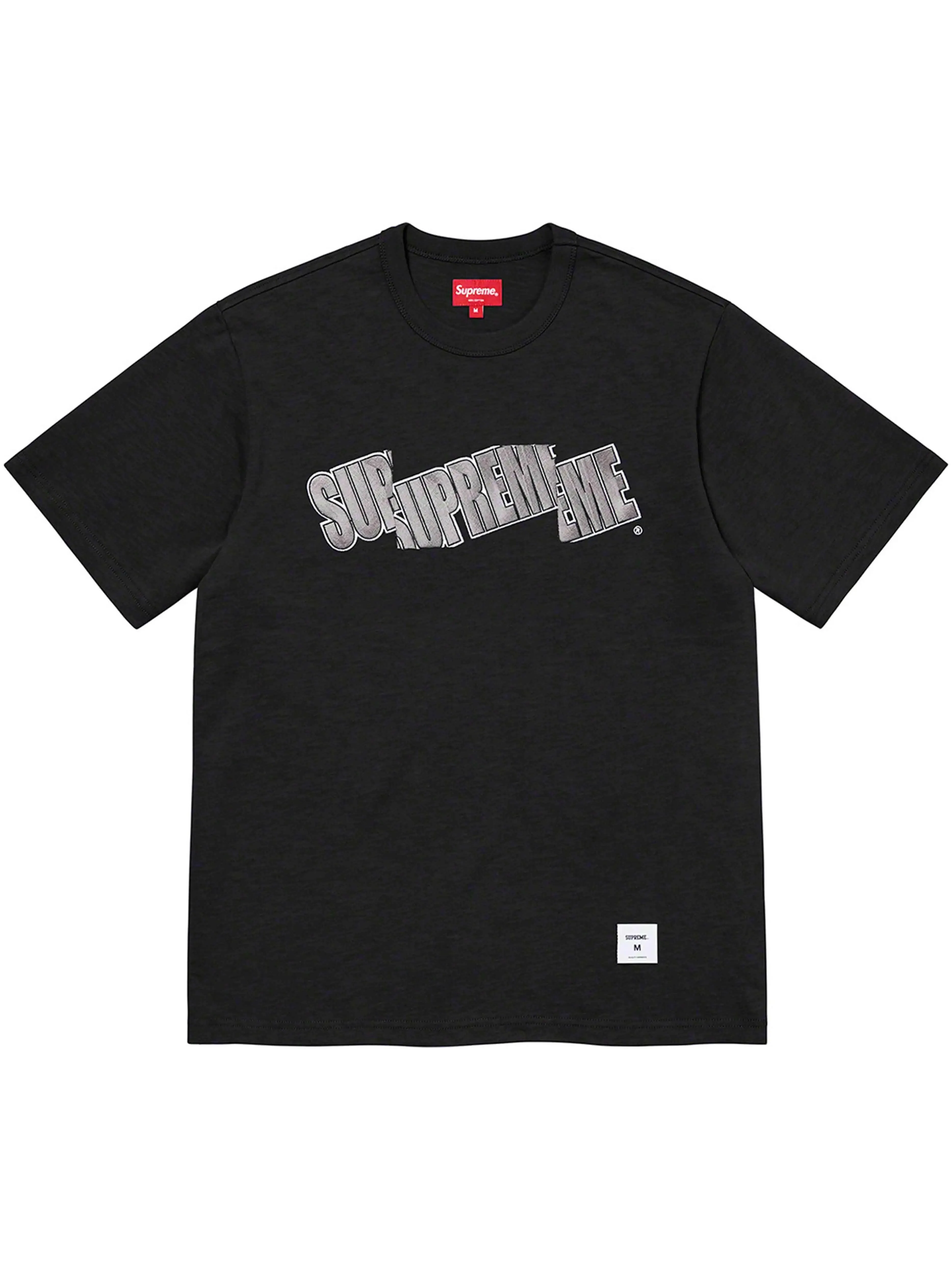 Supreme Cut Logo S/S Top Black [SS21]