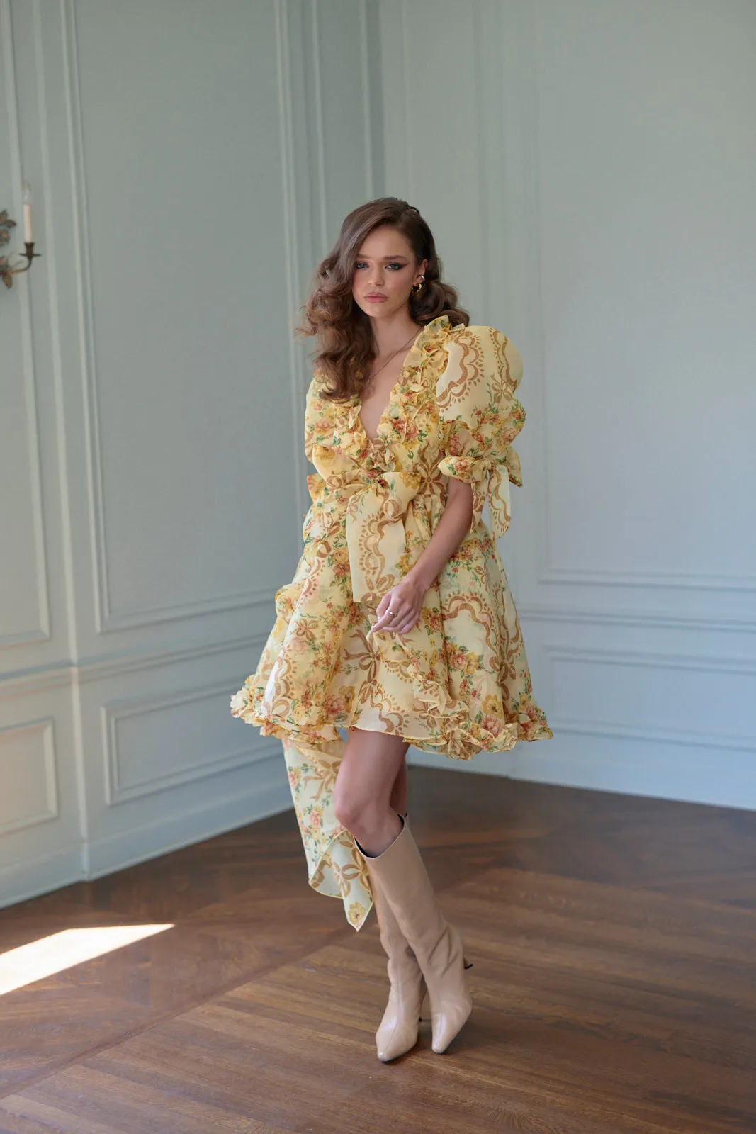 The Crème Brlée Marie Dress