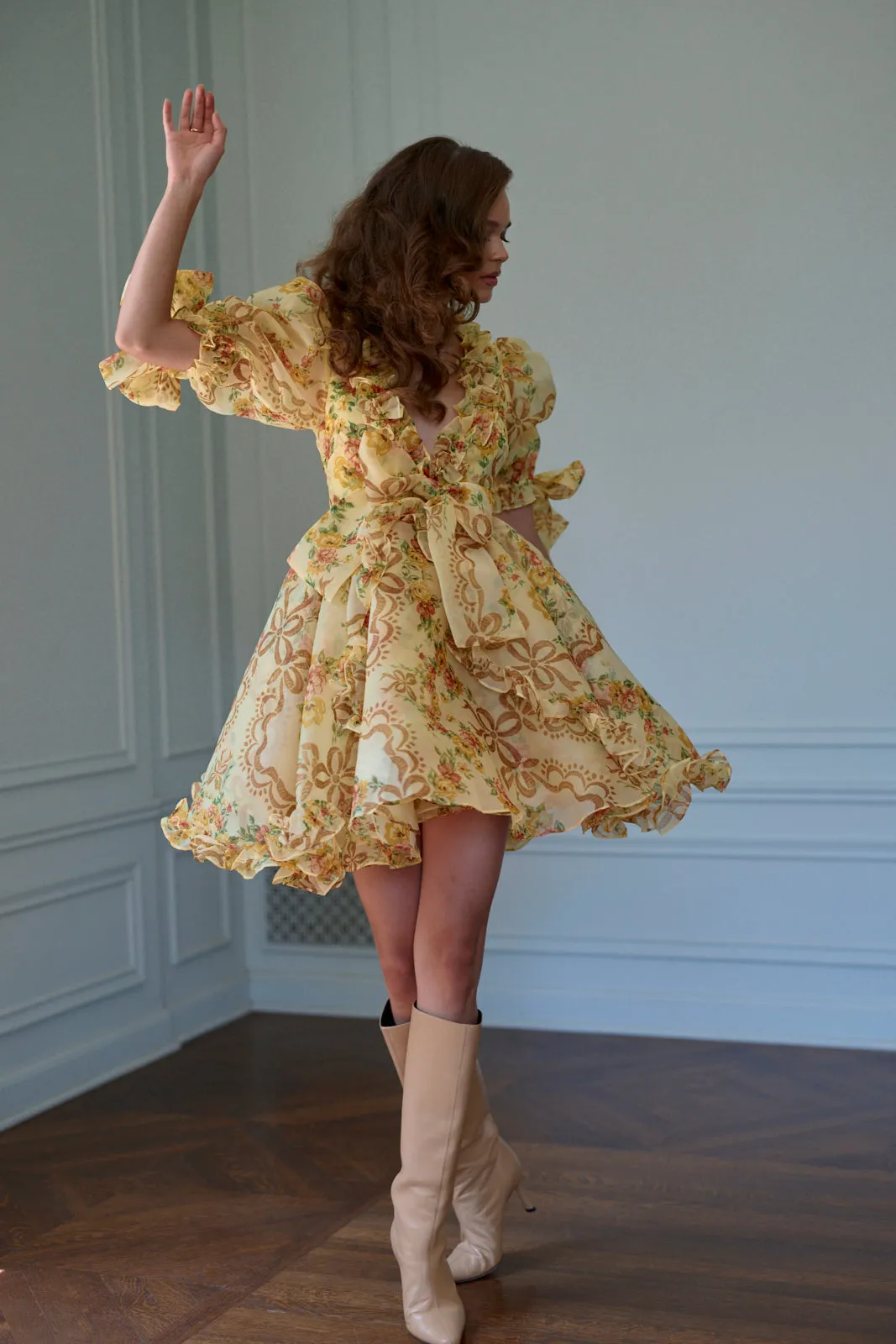 The Crème Brlée Marie Dress