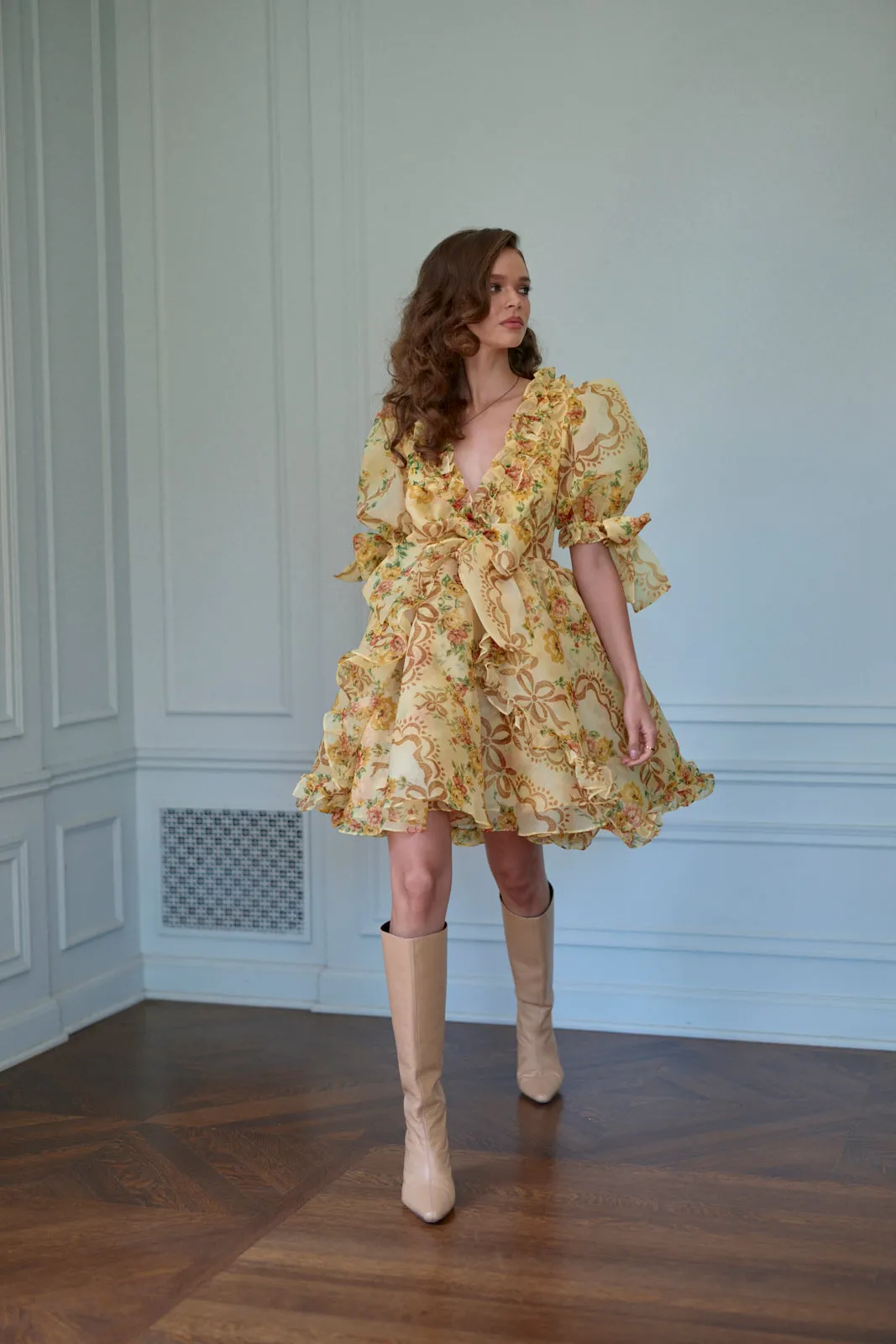 The Crème Brlée Marie Dress