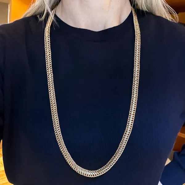 Vintage Gold Chain Necklace