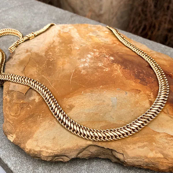 Vintage Gold Chain Necklace