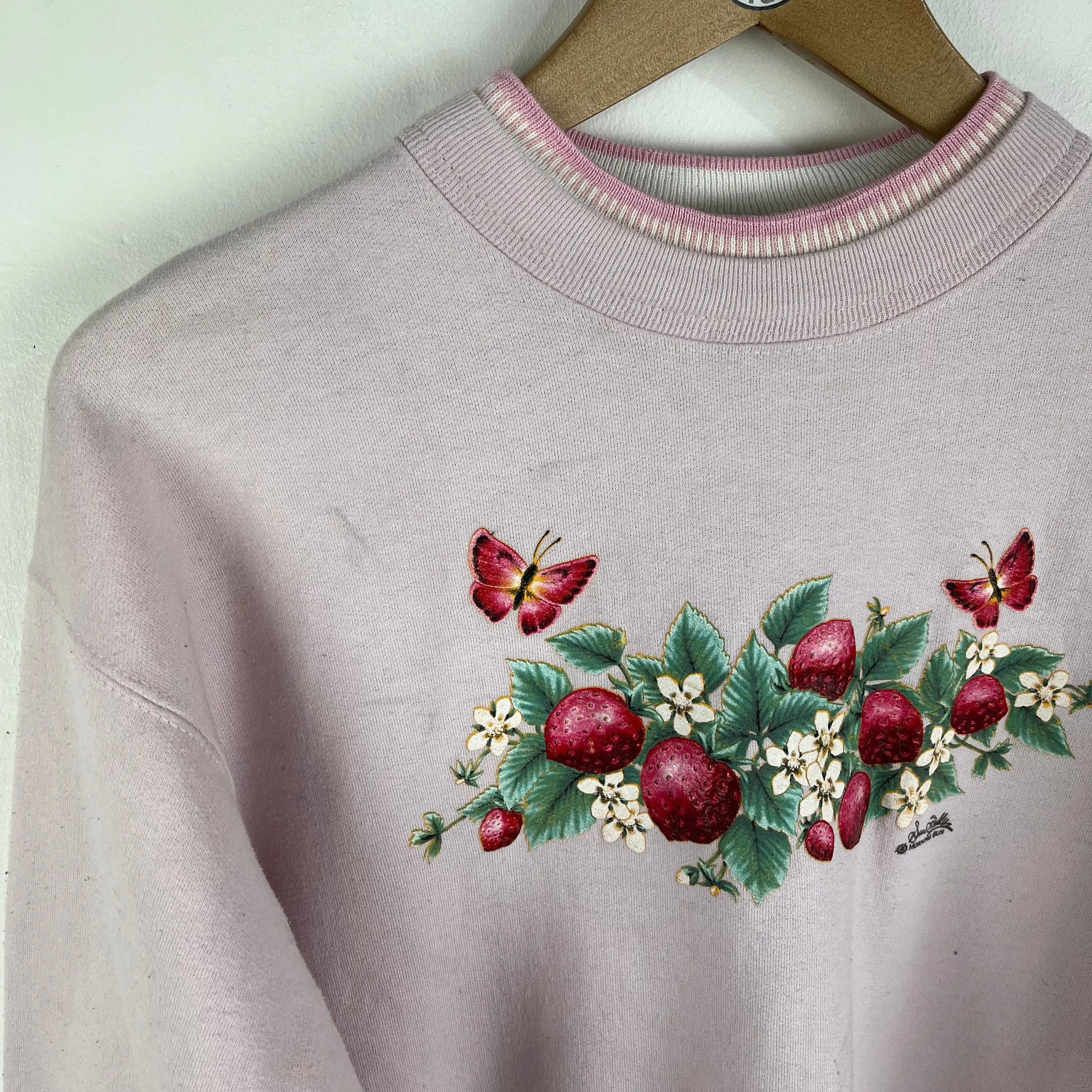 Vintage Graphic Print Sweatshirt (Small Women’s)