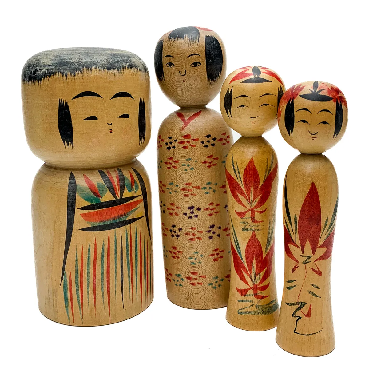 Vintage Wooden Kokeshi Doll, Japan #507