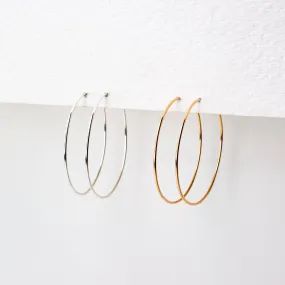 Weightless Small Hoops