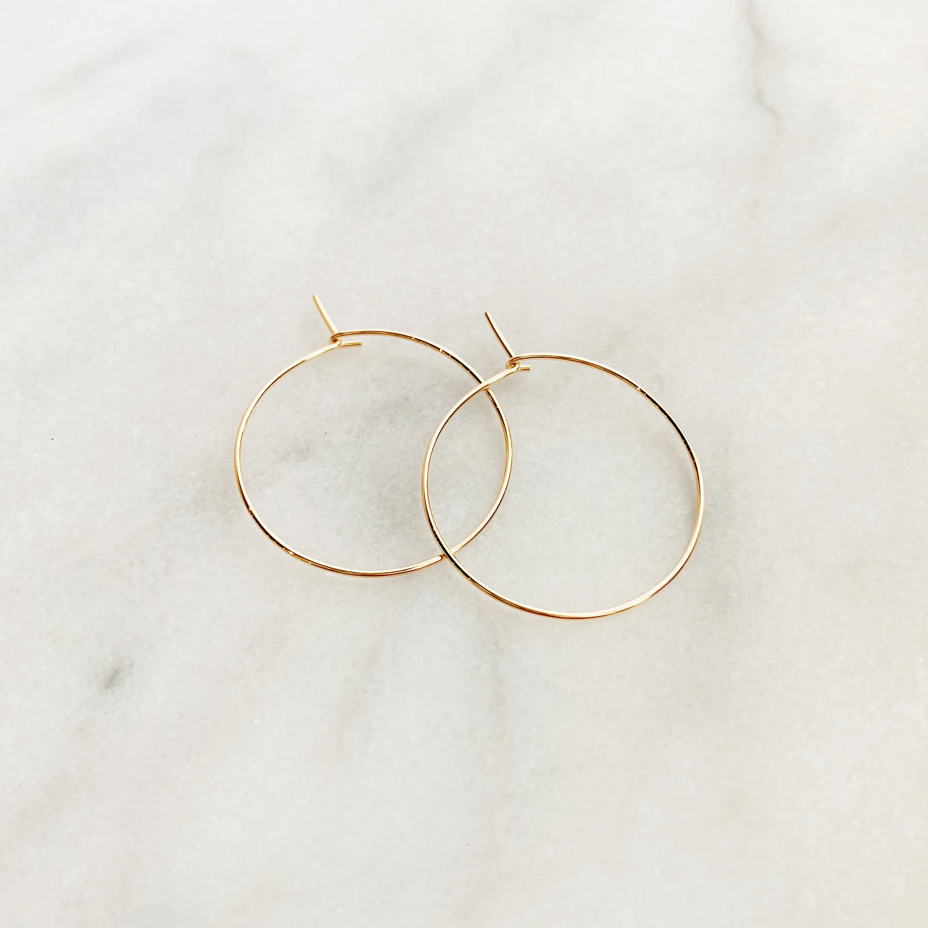 Weightless Small Hoops